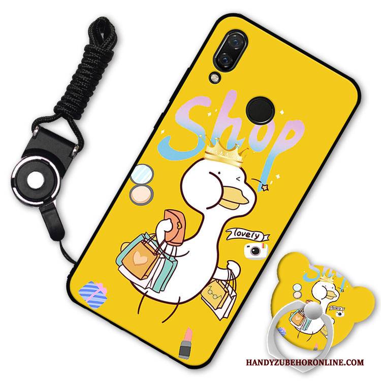 Hülle Huawei P Smart Z Karikatur Hängende Verzierungen Erfrischend, Case Huawei P Smart Z Halterung Tinte Einfach