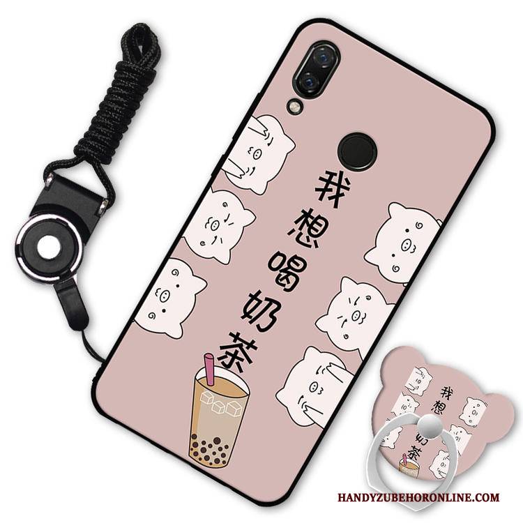 Hülle Huawei P Smart Z Karikatur Hängende Verzierungen Erfrischend, Case Huawei P Smart Z Halterung Tinte Einfach