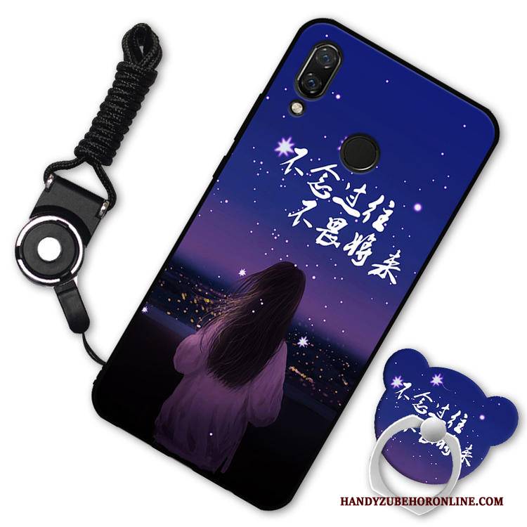 Hülle Huawei P Smart Z Karikatur Hängende Verzierungen Erfrischend, Case Huawei P Smart Z Halterung Tinte Einfach