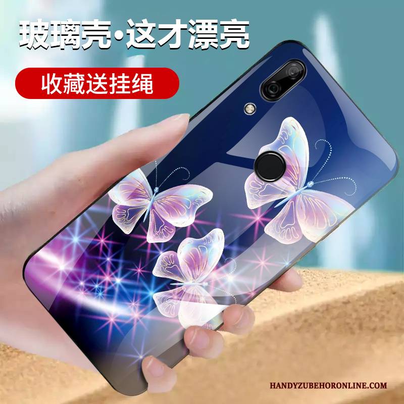 Hülle Huawei P Smart Z Silikon Glas Membran, Case Huawei P Smart Z Taschen Handyhüllen Spiegel