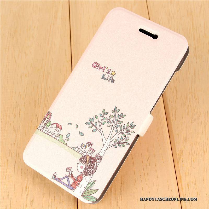 Hülle Huawei P10 Karikatur Nette Niedliche, Case Huawei P10 Lederhülle Anti-sturz Lila