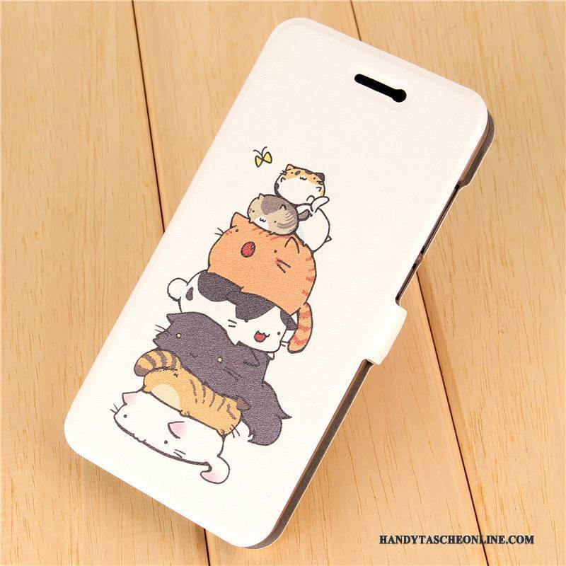 Hülle Huawei P10 Karikatur Nette Niedliche, Case Huawei P10 Lederhülle Anti-sturz Lila