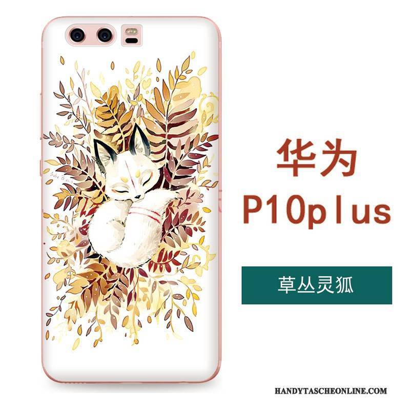 Hülle Huawei P10 Kreativ Handyhüllen Chinesische Art, Case Huawei P10 Weiche Kunst Hängende Verzierungen