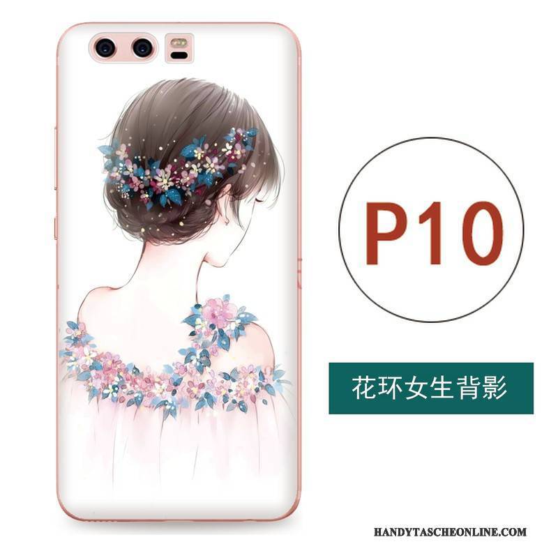 Hülle Huawei P10 Kreativ Handyhüllen Chinesische Art, Case Huawei P10 Weiche Kunst Hängende Verzierungen