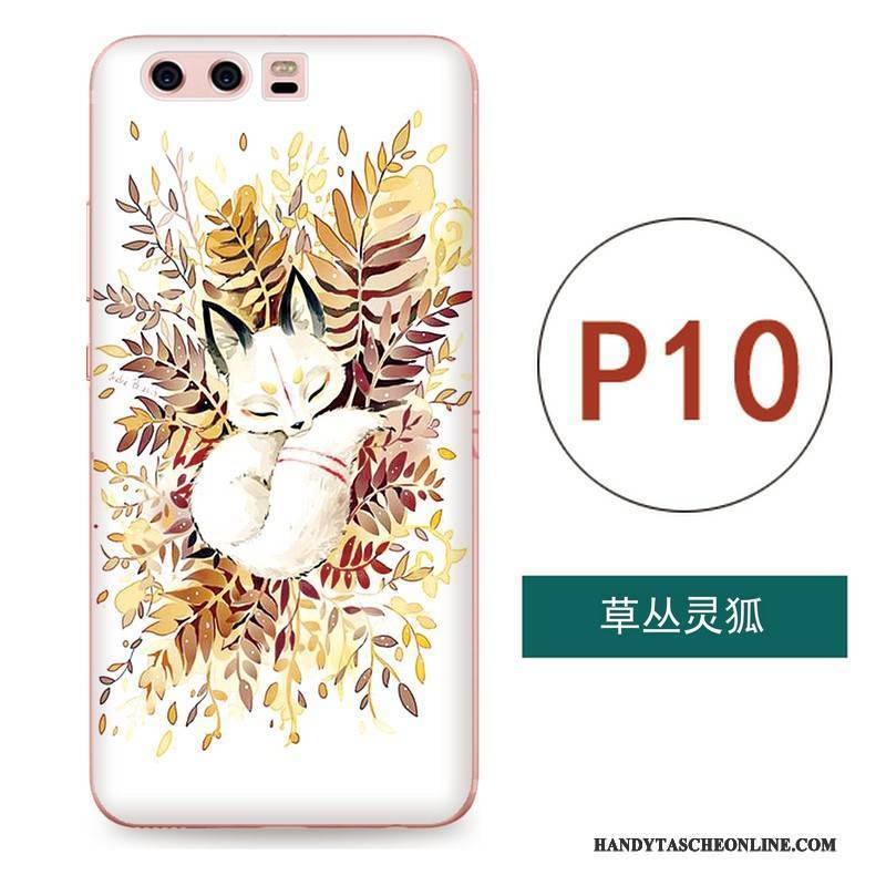 Hülle Huawei P10 Kreativ Handyhüllen Chinesische Art, Case Huawei P10 Weiche Kunst Hängende Verzierungen