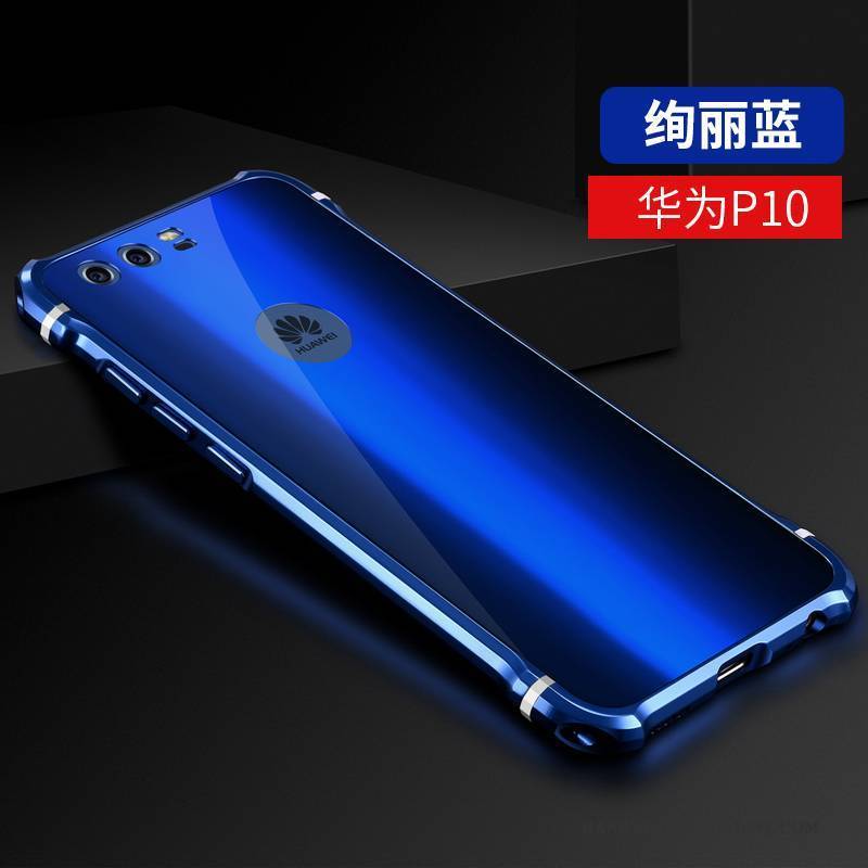 Hülle Huawei P10 Kreativ Trend Schwer, Case Huawei P10 Taschen Blau Handyhüllen