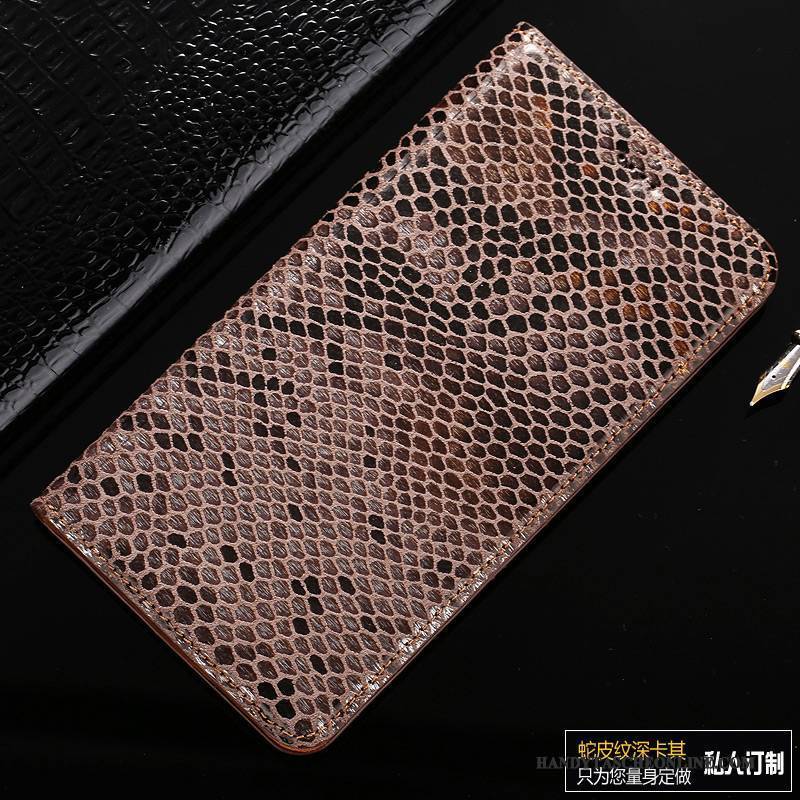 Hülle Huawei P10 Leder Handyhüllen Anti-sturz, Case Huawei P10 Folio Schwarz