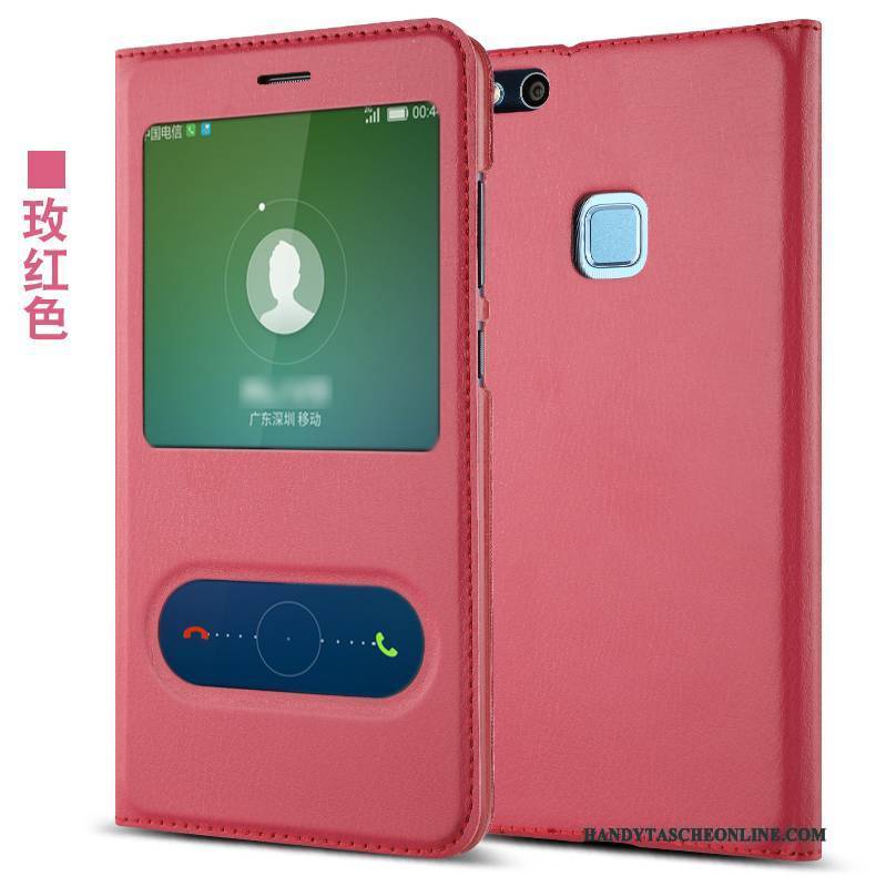 Hülle Huawei P10 Lite Schutz Jugend Rosa, Case Huawei P10 Lite Leder