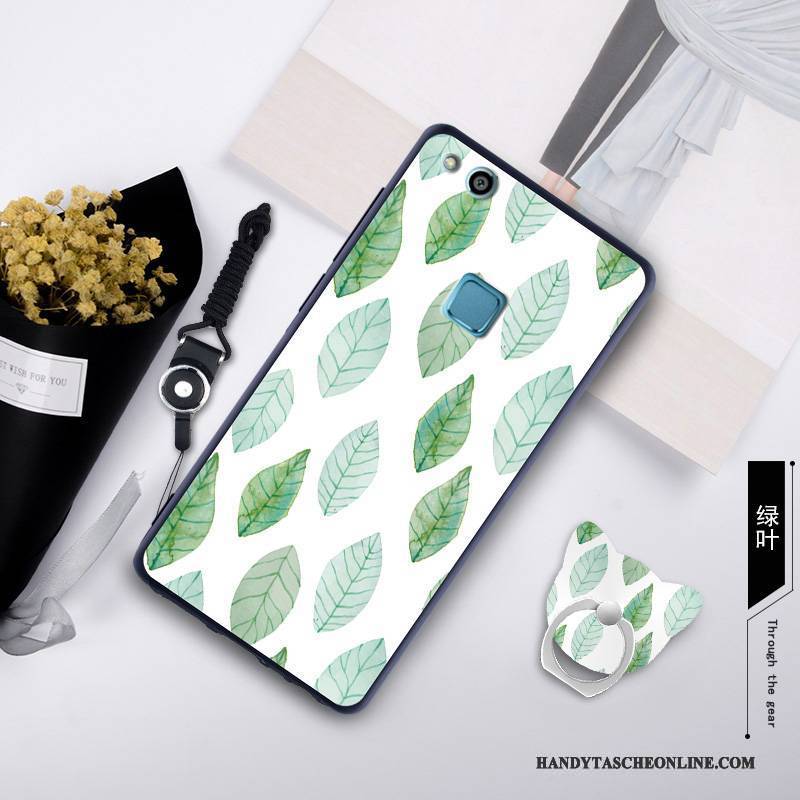 Hülle Huawei P10 Lite Taschen Grün Trend, Case Huawei P10 Lite Schutz Lichtfarbe Handyhüllen