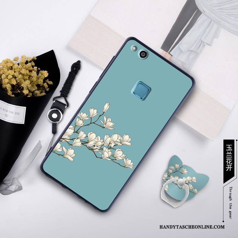 Hülle Huawei P10 Lite Taschen Grün Trend, Case Huawei P10 Lite Schutz Lichtfarbe Handyhüllen