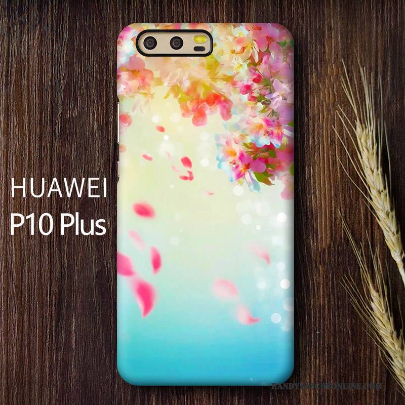 Hülle Huawei P10 Plus Farbe Schwer Sakura, Case Huawei P10 Plus Schutz Handyhüllen Persönlichkeit