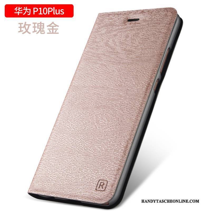 Hülle Huawei P10 Plus Folio Anti-sturz Gold, Case Huawei P10 Plus Kreativ Handyhüllen