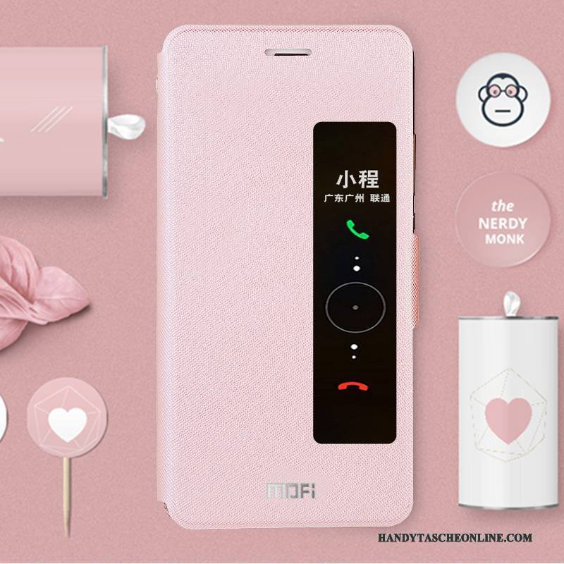 Hülle Huawei P10 Plus Folio Anti-sturz Rosa, Case Huawei P10 Plus Schutz Handyhüllen