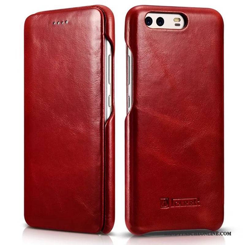 Hülle Huawei P10 Plus Folio Weinrot Trend, Case Huawei P10 Plus Lederhülle Handyhüllen