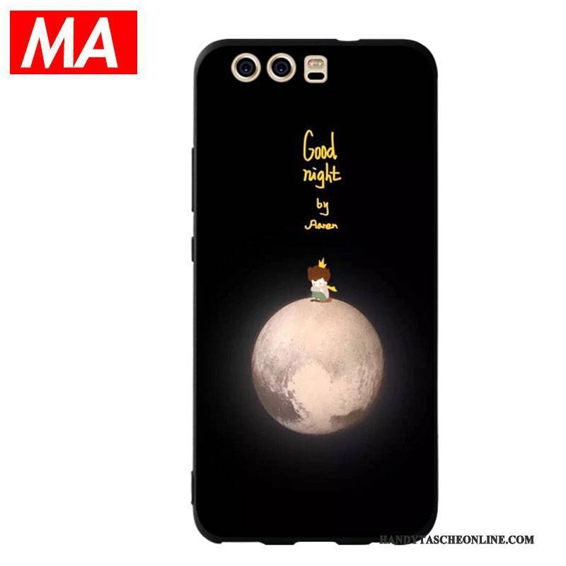 Hülle Huawei P10 Plus Karikatur Liebhaber Netto Rot, Case Huawei P10 Plus Schutz Grün Handyhüllen