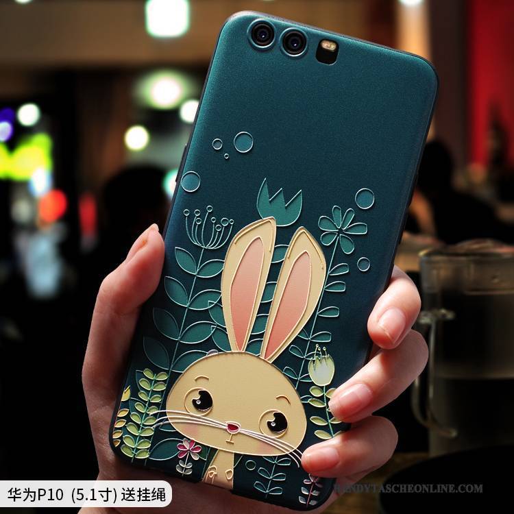 Hülle Huawei P10 Plus Kreativ Persönlichkeit Handyhüllen, Case Huawei P10 Plus Karikatur Anti-sturz Nette