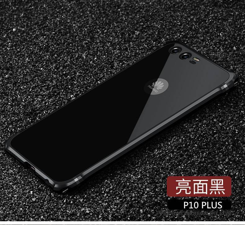 Hülle Huawei P10 Plus Metall Rot Trend, Case Huawei P10 Plus Schutz Einfach Anti-sturz