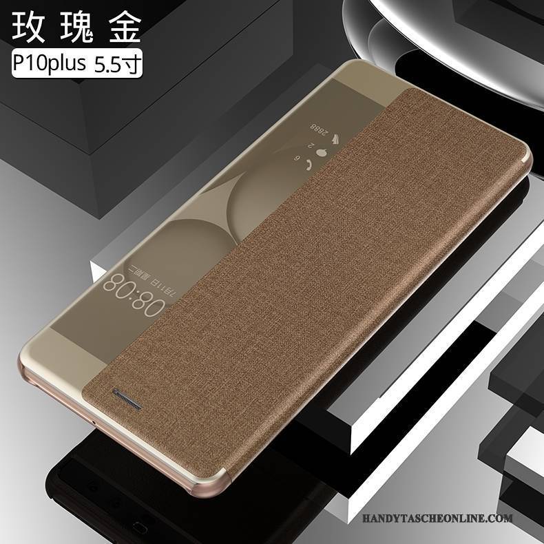 Hülle Huawei P10 Plus Schutz Gold Anti-sturz, Case Huawei P10 Plus Taschen Handyhüllen