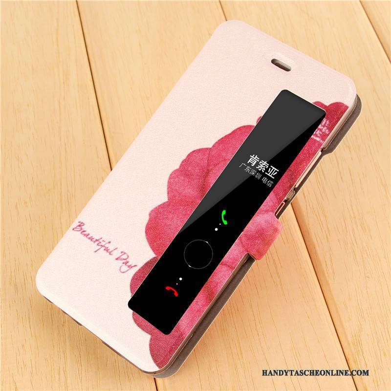 Hülle Huawei P10 Plus Schutz Rosa Super Süß, Case Huawei P10 Plus Folio Anti-sturz Handyhüllen