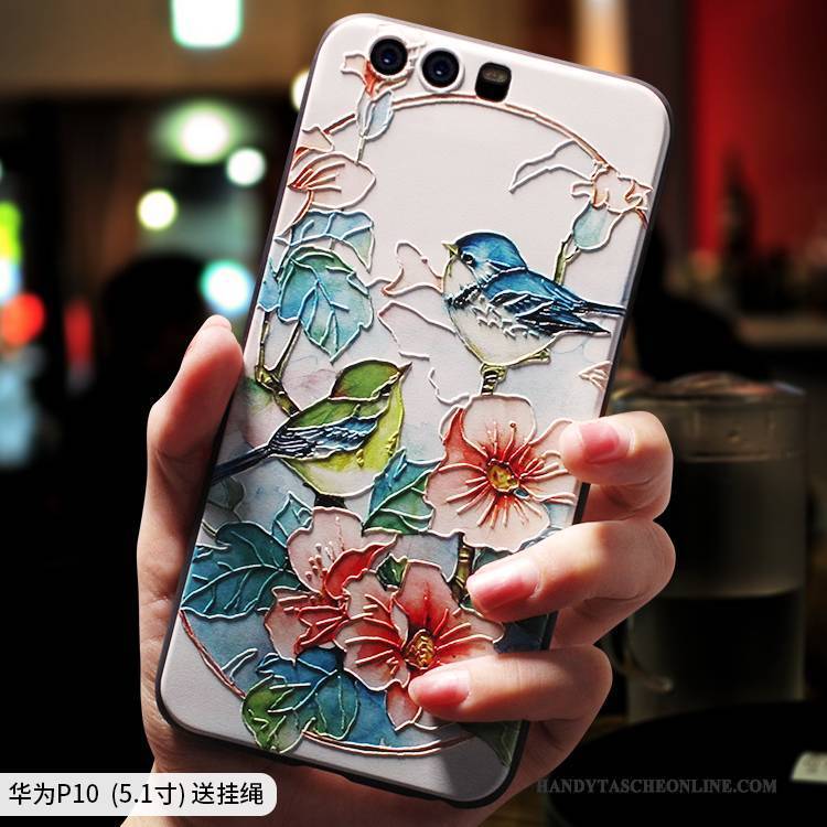 Hülle Huawei P10 Plus Silikon Anti-sturz Chinesische Art, Case Huawei P10 Plus Taschen Handyhüllen Ethnisch