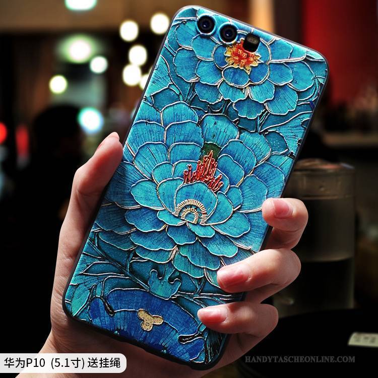 Hülle Huawei P10 Plus Silikon Anti-sturz Chinesische Art, Case Huawei P10 Plus Taschen Handyhüllen Ethnisch