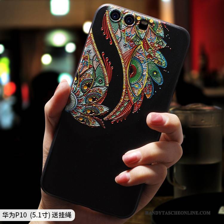 Hülle Huawei P10 Plus Silikon Anti-sturz Chinesische Art, Case Huawei P10 Plus Taschen Handyhüllen Ethnisch