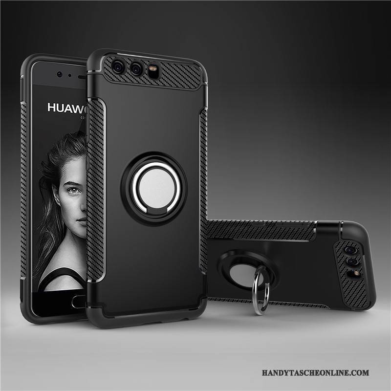 Hülle Huawei P10 Plus Silikon Rüstung Anti-sturz, Case Huawei P10 Plus Schutz Ring Handyhüllen