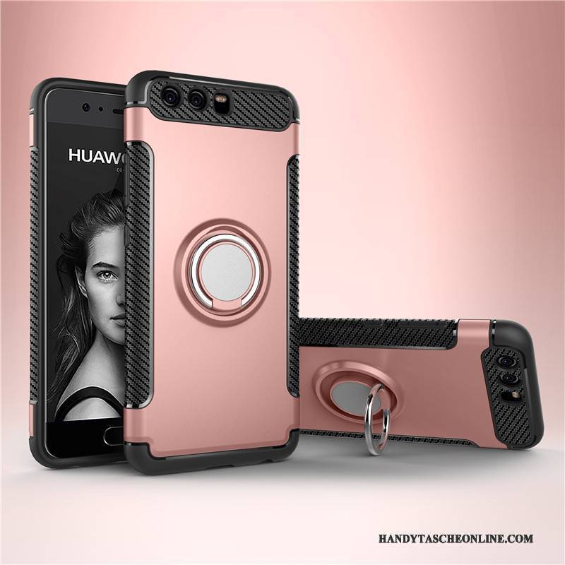 Hülle Huawei P10 Plus Silikon Rüstung Anti-sturz, Case Huawei P10 Plus Schutz Ring Handyhüllen