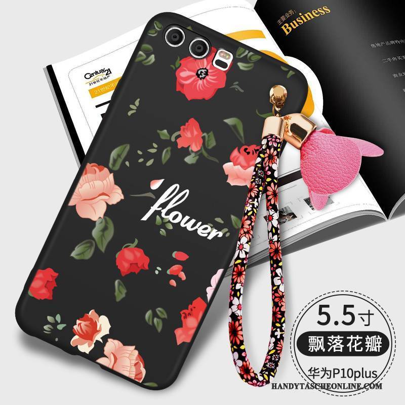 Hülle Huawei P10 Plus Taschen Handyhüllen Rot, Case Huawei P10 Plus Halterung Trend Schlank