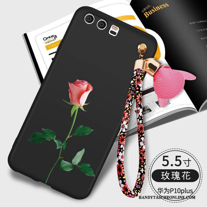 Hülle Huawei P10 Plus Taschen Handyhüllen Rot, Case Huawei P10 Plus Halterung Trend Schlank