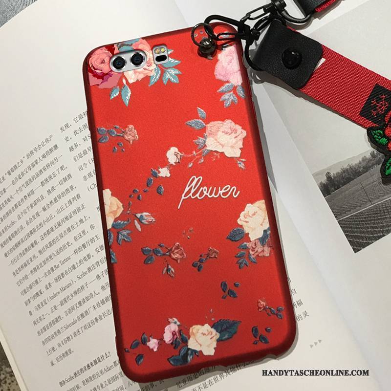 Hülle Huawei P10 Plus Taschen Nubuck Handyhüllen, Case Huawei P10 Plus Silikon Anti-sturz Schwarz