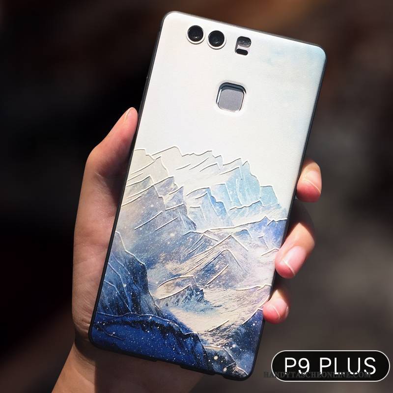 Hülle Huawei P10 Plus Taschen Schlank Gelb, Case Huawei P10 Plus Prägung Anti-sturz Handyhüllen