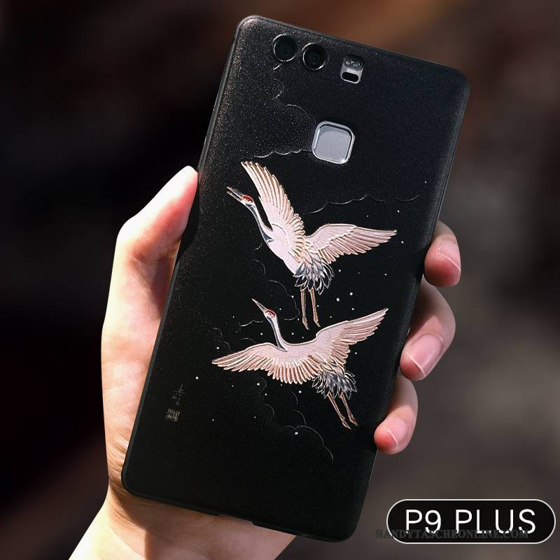 Hülle Huawei P10 Plus Taschen Schlank Gelb, Case Huawei P10 Plus Prägung Anti-sturz Handyhüllen