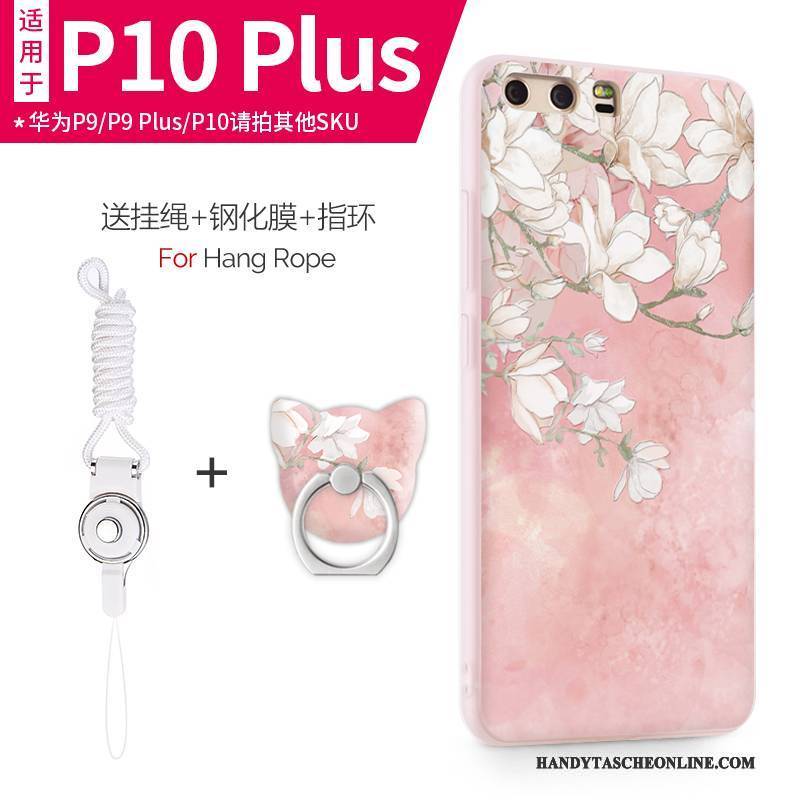 Hülle Huawei P10 Plus Weiche Lila Anti-sturz, Case Huawei P10 Plus Taschen Handyhüllen Licht