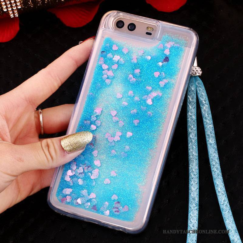 Hülle Huawei P10 Schutz Blau Anti-sturz, Case Huawei P10 Silikon Handyhüllen