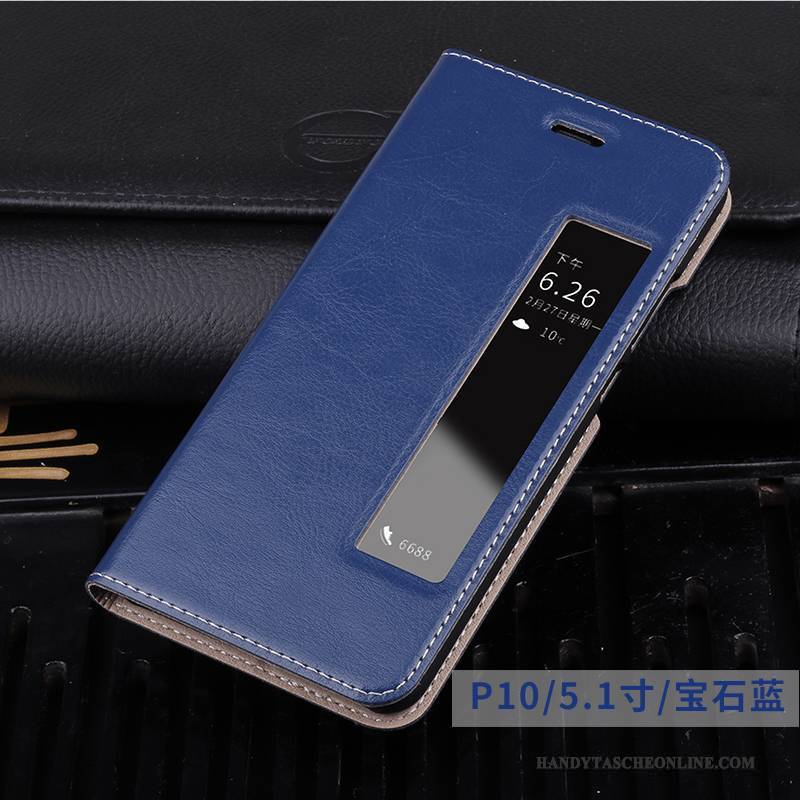 Hülle Huawei P10 Schutz Super Anti-sturz, Case Huawei P10 Folio Qualität Business