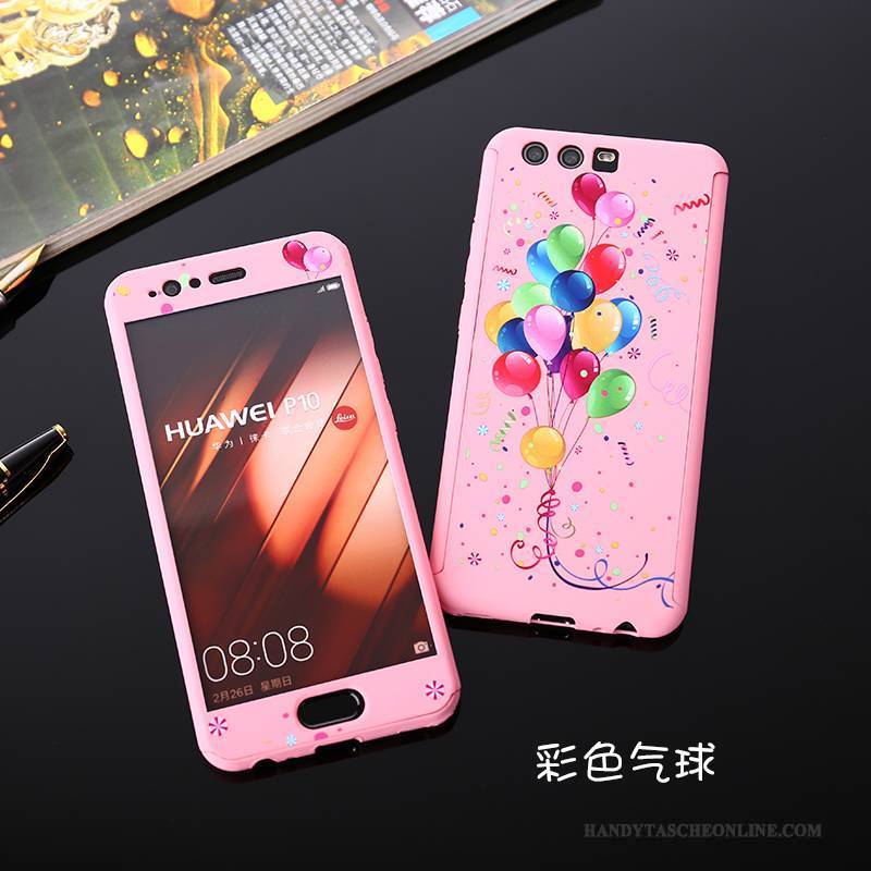 Hülle Huawei P10 Taschen Schwer Handyhüllen, Case Huawei P10 Schutz Pu Rosa