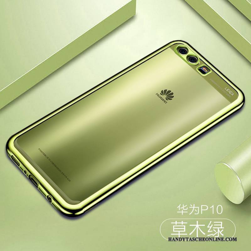 Hülle Huawei P10 Taschen Überzug Anti-sturz, Case Huawei P10 Schutz Handyhüllen Gold