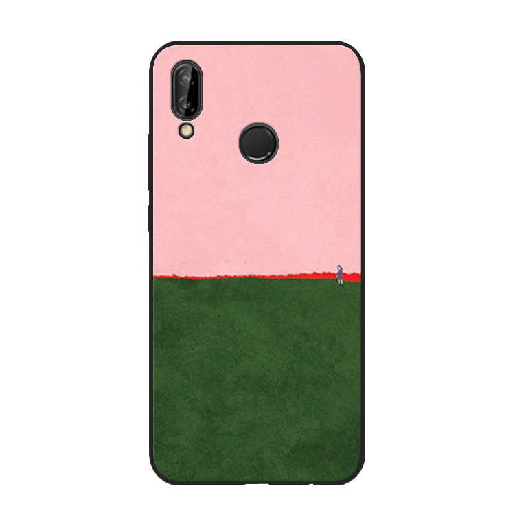 Hülle Huawei P20 Lite Kreativ Handyhüllen Sternenhimmel, Case Huawei P20 Lite Schutz Blau