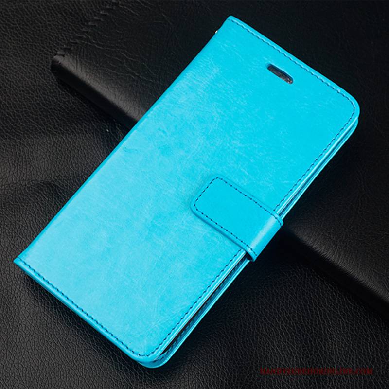 Hülle Huawei P20 Lite Lederhülle Jugend Blau, Case Huawei P20 Lite Folio Handyhüllen