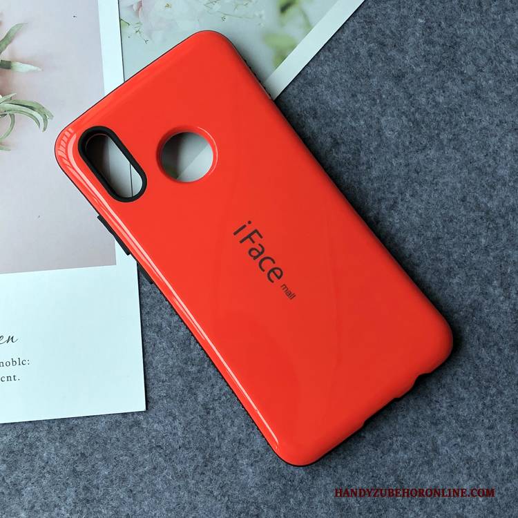 Hülle Huawei P20 Lite Taschen Handyhüllen Orange, Case Huawei P20 Lite Schutz Mini Anti-sturz