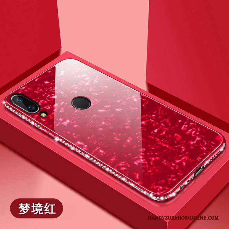 Hülle Huawei P20 Lite Weiche Rosa Anti-sturz, Case Huawei P20 Lite Strass Handyhüllen