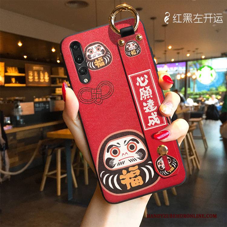 Hülle Huawei P20 Pro Karikatur Stoff Trend, Case Huawei P20 Pro Silikon Muster Nette