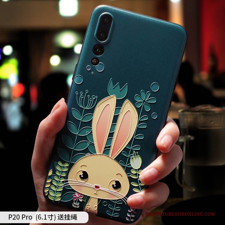 Hülle Huawei P20 Pro Schutz Anti-sturz Nubuck, Case Huawei P20 Pro Karikatur Nette Persönlichkeit