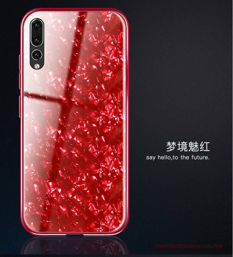 Hülle Huawei P20 Pro Taschen Anti-sturz Netto Rot, Case Huawei P20 Pro Weiche Shell Trendmarke