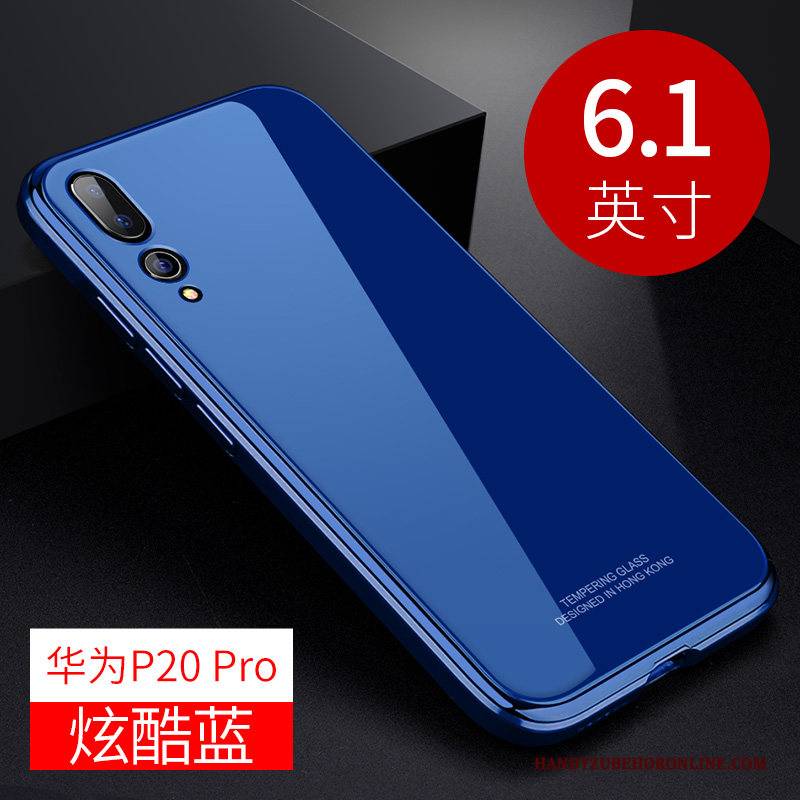 Hülle Huawei P20 Pro Taschen Leichtgewicht Blau, Case Huawei P20 Pro Schutz Handyhüllen Grenze