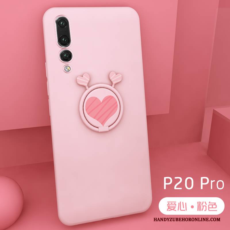 Hülle Huawei P20 Pro Weiche Neu Anti-sturz, Case Huawei P20 Pro Schutz Schlank Rosa