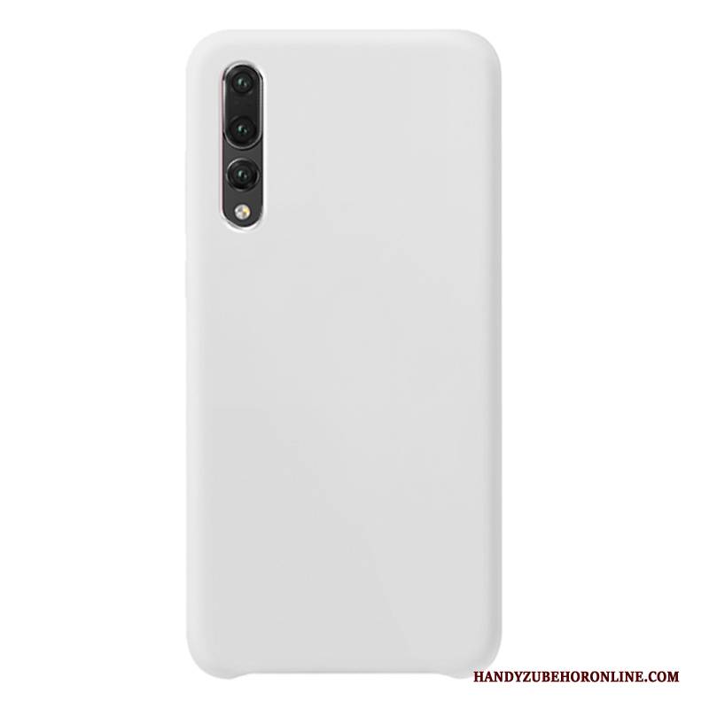 Hülle Huawei P20 Pro Weiche Persönlichkeit Nubuck, Case Huawei P20 Pro Kreativ Handyhüllen Weiß