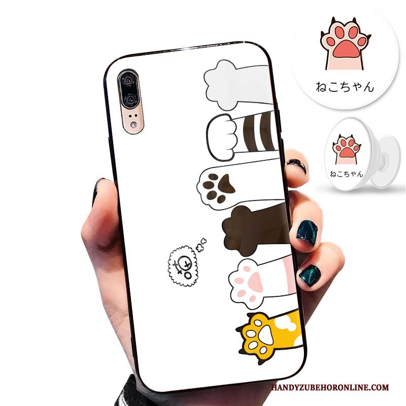 Hülle Huawei P20 Schutz Nette Persönlichkeit, Case Huawei P20 Kreativ Handyhüllen Rot