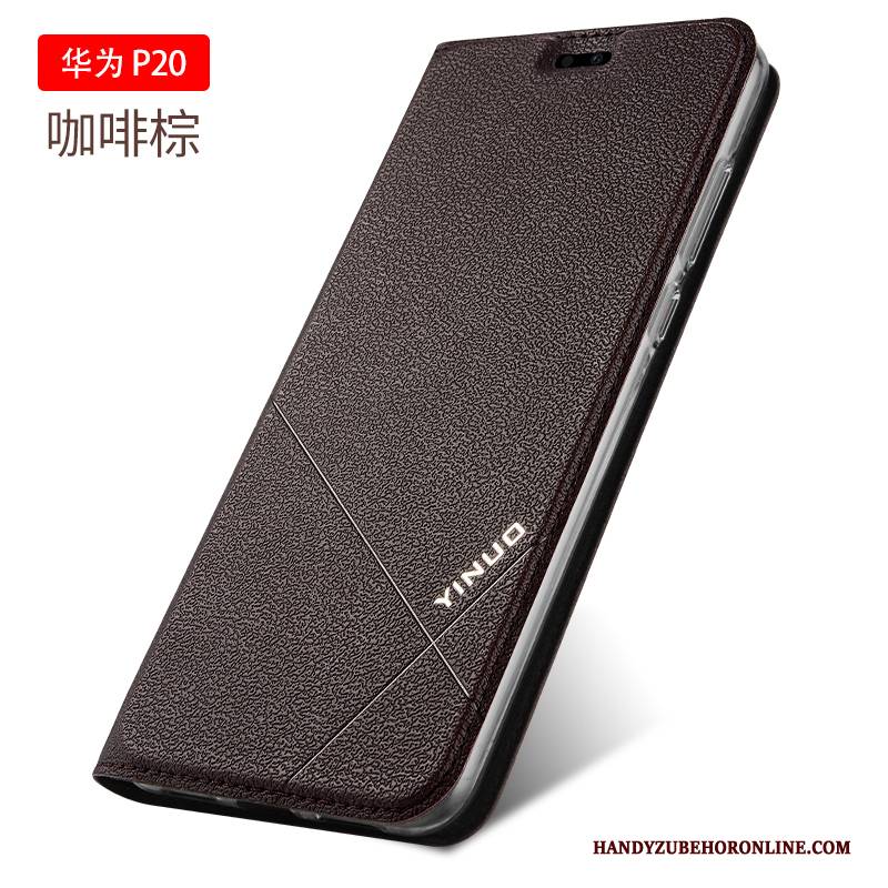 Hülle Huawei P20 Silikon Trend Anti-sturz, Case Huawei P20 Lederhülle Handyhüllen